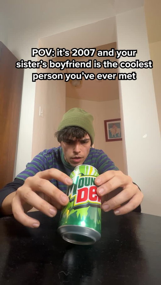He always smelled like chocolate cologne and his car seats were torn up in the cool way #MountainDew #2007 #nostalgia
