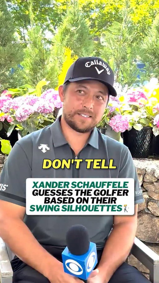 Xander mistook THIS golf swing for Scottie?! 😂😂