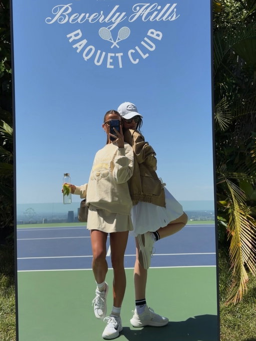 Tennis but make it fashion 🎾 #goldbergh #tennis