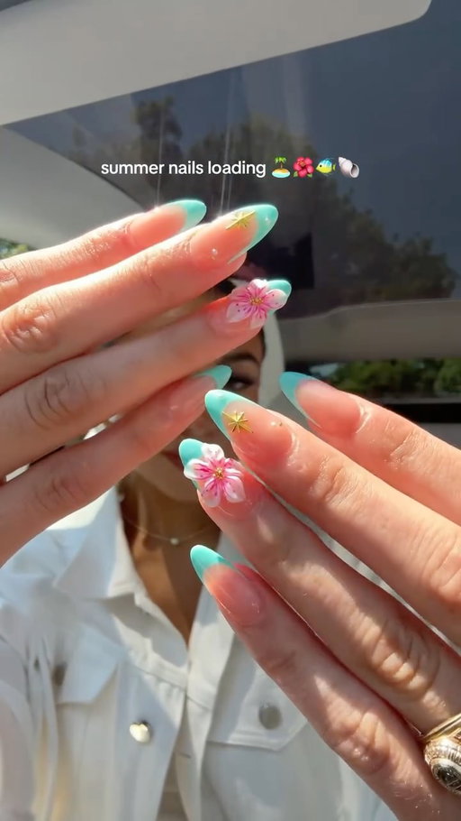 👏👏 #summernails #vacaynails #nails #nailtransition #austintexas