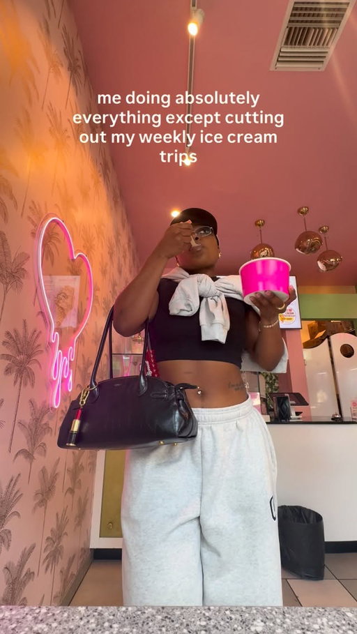 fortunately for me, ice cream is a non negotiable and it will ALWAYS be factored into any diet of mine🍦😆