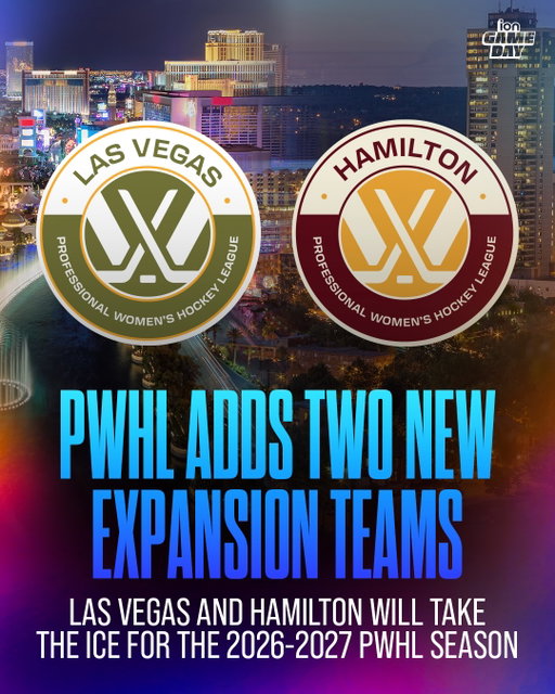 The PWHL is growing. Welcome to the league, Vegas and Hamilton! 👏
