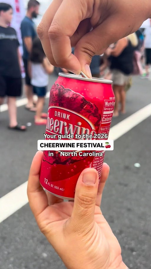 The annual @drinkcheerwine festival is back THIS SATURDAY, May 16th (AND IT’S FREE) so save this guide of 5 things you must check off to do while you’re there! 🍒 (ad)

🍴come hungry-the streets are lined with delicious food vendors, many of which offer Cheerwine dishes you can’t get anywhere else!
🍻 wash everything down & cool off at the Beer Garden where you’ll find local brews & some Cheerwine collab drinks
🎟️ stroll around the fun zone with rides, vendors for kids, & craft tables
👕 grab this year’s winning tshirt design & other merch
💃 dance the night away with the live band-make sure to have a Cheerwine in hand! 

It’ll be a blast for the whole family from 10 am-7 pm! Comment any questions you have & hope to see you there 🤙

#drinkcheerwine #salisburync #cheerwinefestival #visitnc @visitnc #uniquelysouthern
