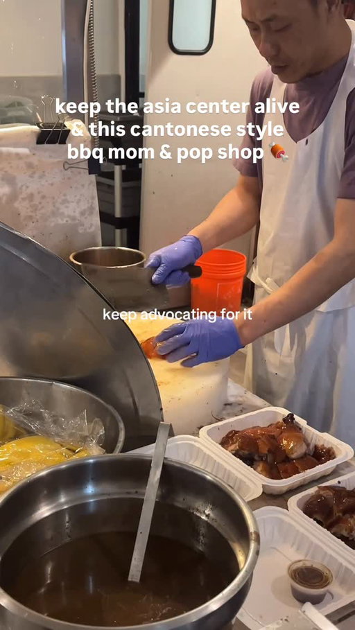 KEEP THE ASIA CENTER ALIVE & THIS CANTONESE BBQ MOM & POP SPOT 🍖 

📍 Hong Kong Barbecue along with other small mom & pop are at risk of disappearing from the denver food scene because the Asia Center on federal might get torn down. 

I’m going to every restaurant in this lot to show you why all those years of hard work and preserving little Saigon deserve to keep their legacy thriving for many more years 👏 

Hong Kong Barbecue is what you WANT from cantonese bbq, with roasted duck and pork on display to have you craving it before even looking at the menu. 

This humble spot is just trying to have a space to share they’re recipes and the flavor alone deserves to last 🙂‍↕️

I tried the peking duck which comes with fluffy bao buns it can nestle inside of, some of their crispy pork belly that are more addictive to me than chips (which is a high highhhh bar), their stir fried chow mein noodles with their caramelized char siu pork, their mapo tofu (probably my new favorite in town) and their fried rice! 

This is a spot that deserves to stay and i can’t wait to try more. The owner and I already decided what i need to order next round :)

📍 Hong Kong Barbecue 
1048 S Federal Blvd
Denver, CO  80219

#denver #denvercolorado