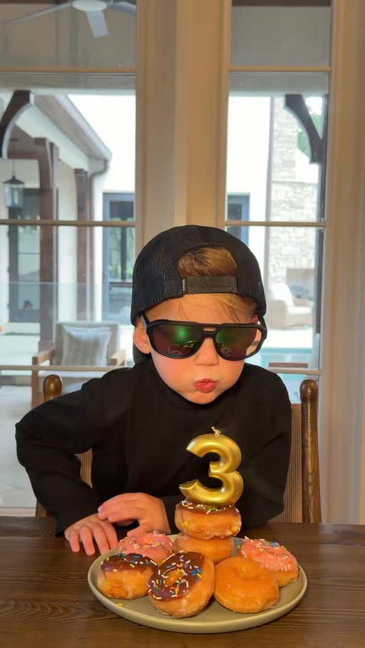 My baby is 3 😭 Jet Jet is so cool, funny, an animal lover, a sensitive soul and the cuddliest/wildest boy! Our lives were forever changed when you were born my baby. We love you to the moon and back!