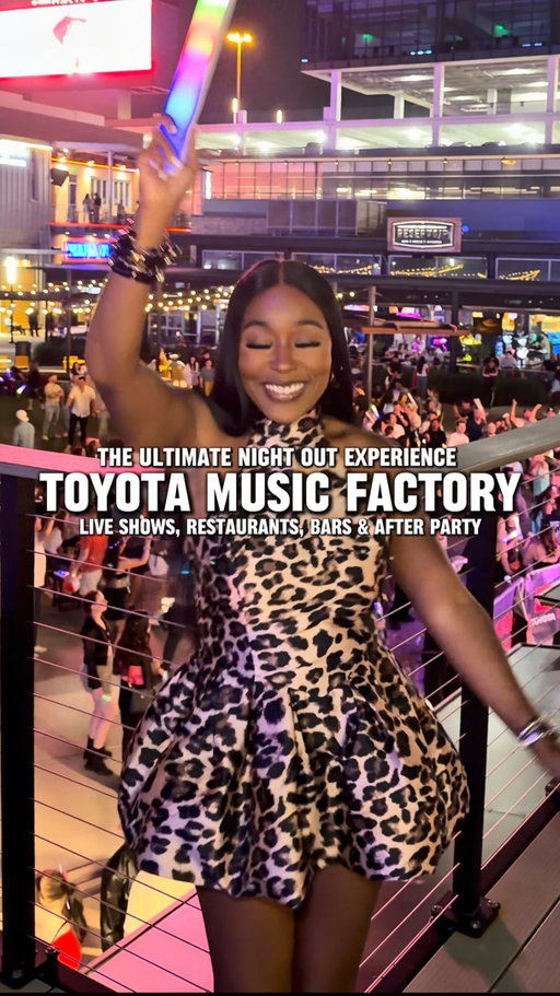 Concert Night Experience in Dallas 🎶✨

When I say I want the full night out experience, this is exactly what I mean. Toyota Music Factory is the place to be when you’re heading to a show at the Pavilion. Grab dinner, have drinks, walk straight to the concert, then keep the night going after without ever needing to leave or move your car. Having everything in one place made the whole night so easy and way more fun. I’ll definitely be back.

Add this to your Dallas list for your next date night, girls’ night, or concert plans. Would you try it?

📍 @ToyotaMusicFactory
 316 W Las Colinas Blvd, Irving

#ToyotaMusicFactory #ToyotaMusicFactory_Partner #DallasFoodie #ThingsToDoInDallas #DallasConcerts