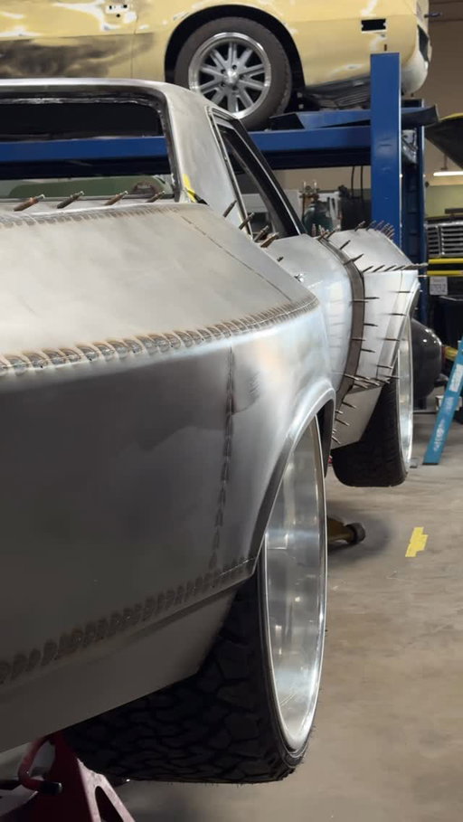 Everyday we just get more excited about this project… 

@brandongerringer is making big strides toward finishing the first front fender on the @kingshocks Pre-Runner/Donk 1972 El Camino. 

New YouTube video coming soon!