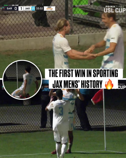 @sporting_jaxmens get it done on the road to earn their first win in club history! 👏