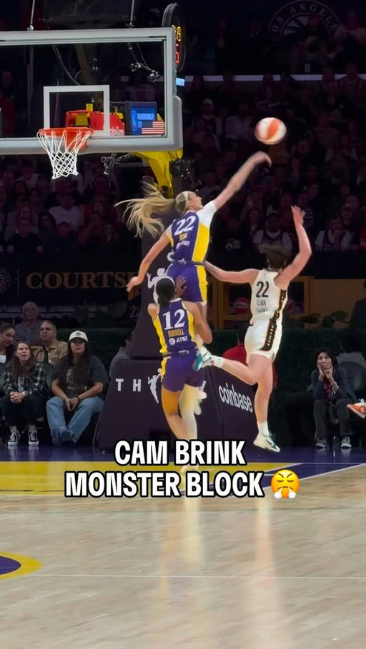 NOT IN CAM’S HOUSE 🚫

Cameron Brink rises up for the MONSTER BLOCK!

IND-LAS | USA Network | #WNBASeason30