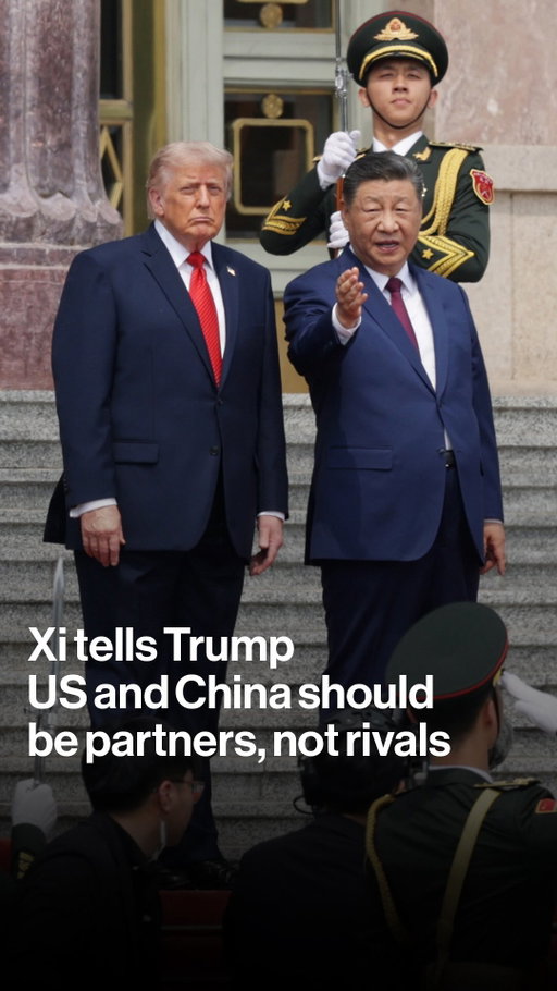 “We should be partners, not rivals,” says Chinese President Xi Jinping to US President Donald Trump at a summit in Beijing.

In his opening remarks, Trump touted his “fantastic relationship” with Xi, and said US business leaders were in the city to “pay respects” to Xi and China. Tap the link in bio for the latest in our live blog.