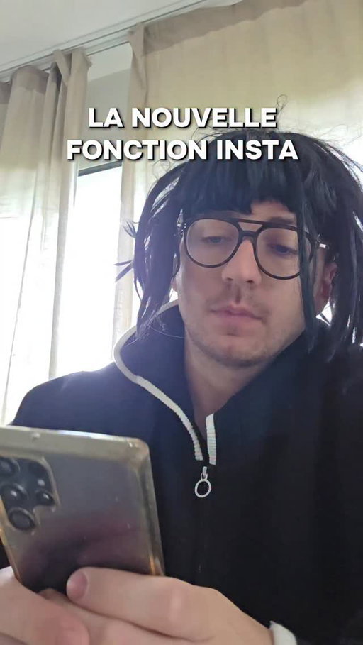 La nouvelle fonctionnalité insta #humour #sketch #acting