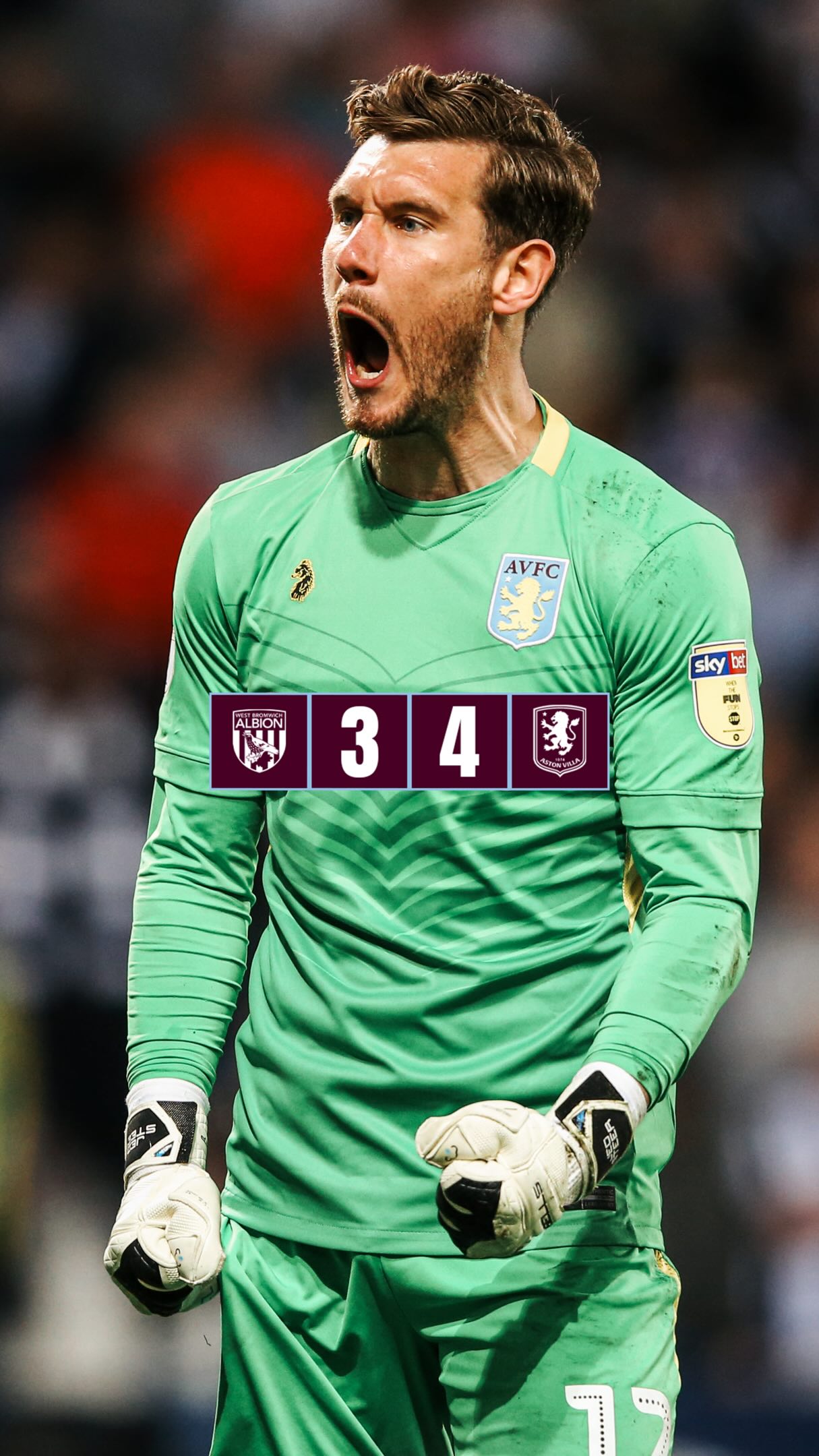 The penalty shootout that sent Aston Villa to the play-off final 🤩

#RefreshingMoments 🤝 @cocacolaeurope