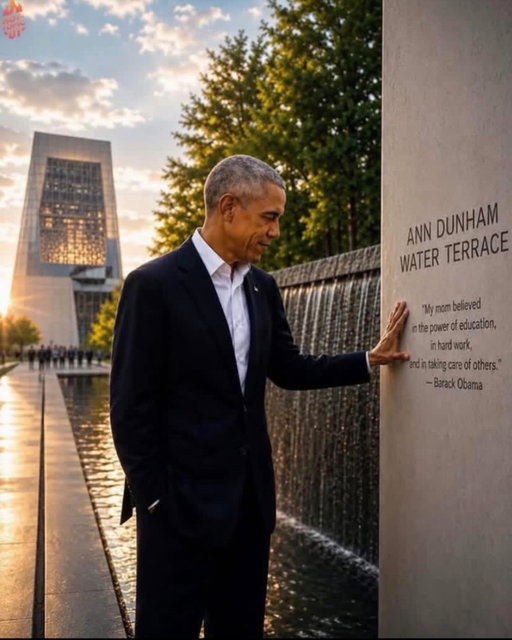 A memorial for his mother at his Library.  A great role model. 🇺🇸