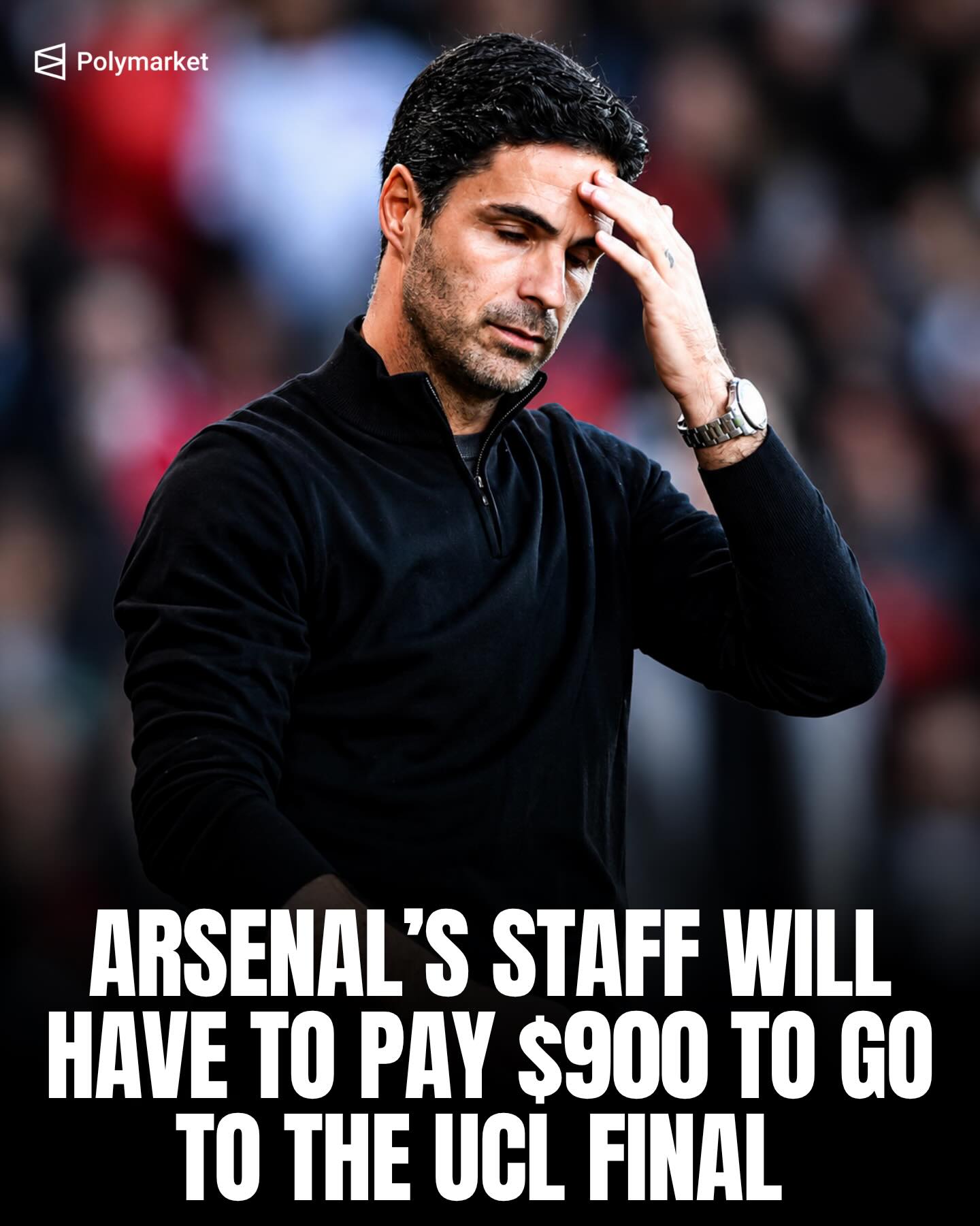 🚨 REPORT: Members of Arsenal’s staff are upset after being charged over $900 to travel to the club’s first Champions League final in 20 years.

Paris St-Germain will be providing free tickets and travel for their workers…