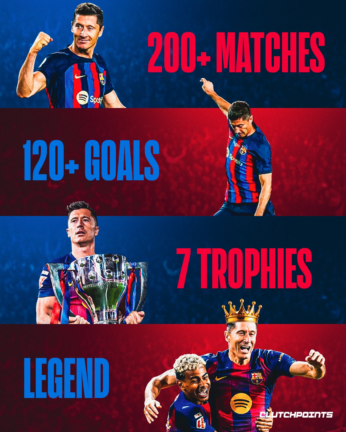 Robert Lewandowski could be preparing to say goodbye to FC Barcelona.

Reports from Spain suggest Lewandowski is now close to making the decision to leave the club, with Sunday’s match against at Camp Nou potentially becoming an emotional farewell appearance.

Lewandowski came to Barcelona when the club was financially broken, uncertain, and desperately searching for leadership after the Messi years. He delivered goals immediately, helped stabilize the project, and became one of the key figures in bringing Barça back to the top of Spanish football.

Now, Saudi Arabia is reportedly emerging as one of the strongest options for his next move, with clubs prepared to offer one final massive contract to one of the greatest strikers of his generation.

The craziest part is that Barcelona already look ready for the future with Lamine Yamal and the next generation rising fast.

But replacing Robert Lewandowski’s goals, leadership, and aura isn't something you solve overnight.