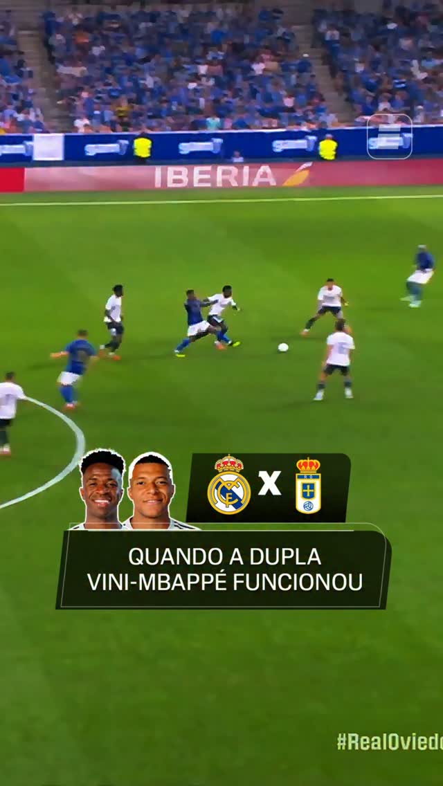🔥 Logo no início da temporada 2025/26 de LALIGA, sob o comando de Xabi Alonso, o Real Madrid encaixou uma grande jogada contra o Oviedo: assistência de Vini Jr. e gol de Mbappé ⚽👀

Assista a Real Madrid x Oviedo, AO VIVO, nesta quinta-feira (14), às 16h30, pela ESPN no Plano Premium do #DisneyPlus.

#LALIGAnaESPN #realmadrid #viniciusjunior #mbappé