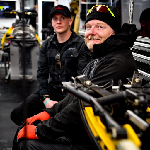 It is always amazing to see one of the greatest to ever race a snowmobile in the Snocross pits each weekend mentoring riders and teams. A key assest to the Ski-Doo racing team 🏁 

@blairmorgan7c
