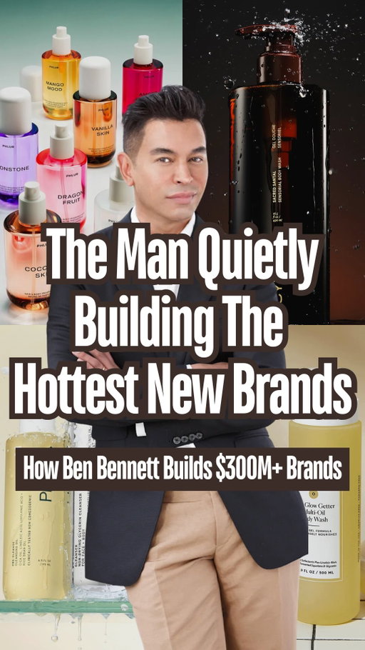 Meet the man secretly building all of the hottest new brands: Ben Bennett.

He’s the Founder of The Center. An accelerator for beauty brands.

Him and his team are behind Naturium, Phlur, CYKLAR, Prequel, and Saltair.

They’re already had 3 exits with their strategy: scale a masstige brand in 3 years to $100M and sell it.

They nail packaging, product, and founder market fit.

Likely CYKLAR will be sold next 👀

What do you think of The Center’s/Ben’s strategy?

#marketing #cyklar #phlur #naturium