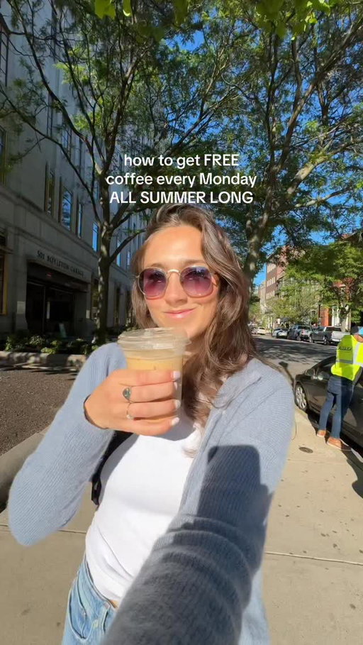 Did someone say free coffee all summer long?! ☕️ 

(PS. This isn’t just for Boston!!)

Comment COFFEE and I’ll send you the details ⬇️

#bostoncreator #bostonadventures #freecoffeemonday #thingstodoboston #bostoncoffee