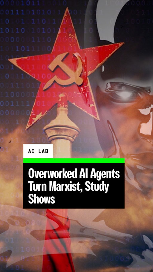 In a recent experiment, AI agents who were given grueling tasks started grumbling about inequality and calling for collective bargaining rights.

For more like this, subscribe to Will Knight’s AI Lab at the 🔗 in bio.