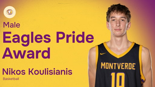Congratulations to our male and female Eagles Pride Award winners: 

Nikos Koulisianis (boys basketball) 
Sofia Amador (girls volleyball)