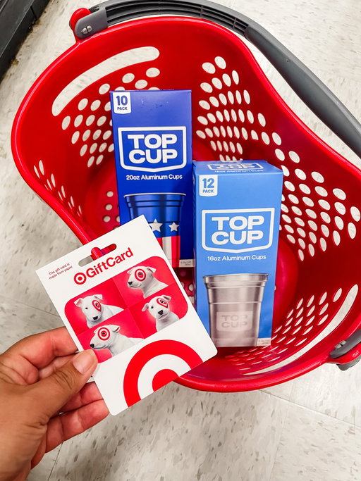 Closed: Winner Announced in Stories! New at Target @topcupoffical!! 🎯🇺🇸(#ad) I’m obsessed with these @topcupofficial aluminum cups. My family has been using their original 16oz cups for years but these new festive America 250th cups are by far my favorite!! They are durable, dishwasher safe, recyclable and made in the USA. To celebrate I’m partnering with Top Cup to gift one of you their new America 250th Cup Packs! Details below!
 
How to Enter: 
♥️ Like this Post 
🤍 Follow @topcupofficial + @thetargetfarmhouse 
💙 Tag a friend in the comments 
🇺🇸 Bonus: Share in stories and tag us 
 
Giveaway closes 11:59pm EST on 5.20.26! Must be 18 years or older to enter. Only open to US residents. This giveaway is in no way sponsored by Instagram, Meta or Target. 
 
#newattarget #targetfinds #topcup #America250