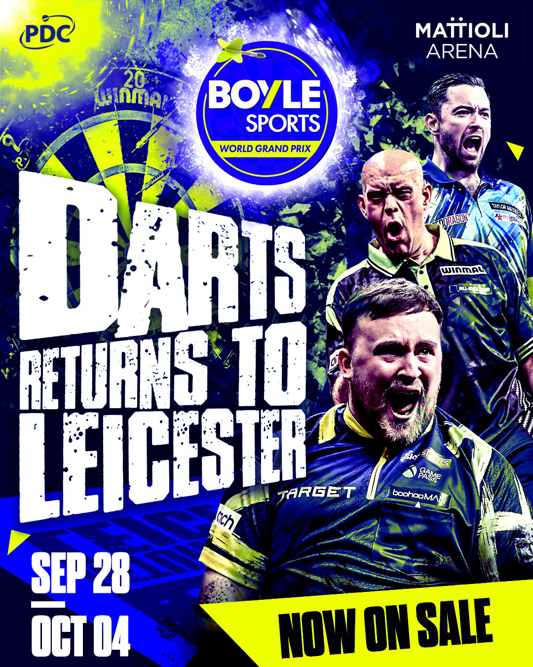 Still yet to secure your BoyleSports World Grand Prix tickets? Don't miss out! 🎯

Book yours now 👉 bit.ly/WGP26Gen