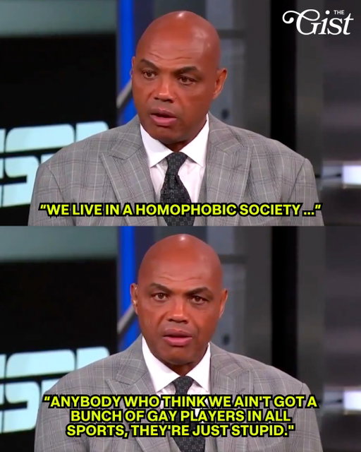 Following the passing of former NBA player Jason Collins, Charles Barkley used the moment on Inside the NBA to speak candidly about homophobia in sports. 💯⁣
⁣
Collins made history in 2013 as the first openly gay active player in a major U.S. men’s pro sports league and his impact continues to resonate far beyond basketball. 🏳️‍🌈⁣
⁣
#NBA #menssports #basketball ⁣
⁣
c/o @espn