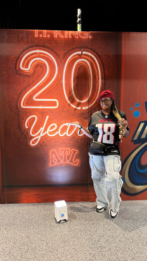 Atlanta showed up and out in skates! We celebrated the 20th anniversary of ATL the movie & King the album at Mercedes Benz Stadium!

My homegirl lovessss ATL the movie so it was only right we popped out! 
.
.
.
#atlanta #tip #atl #thingstodo #events