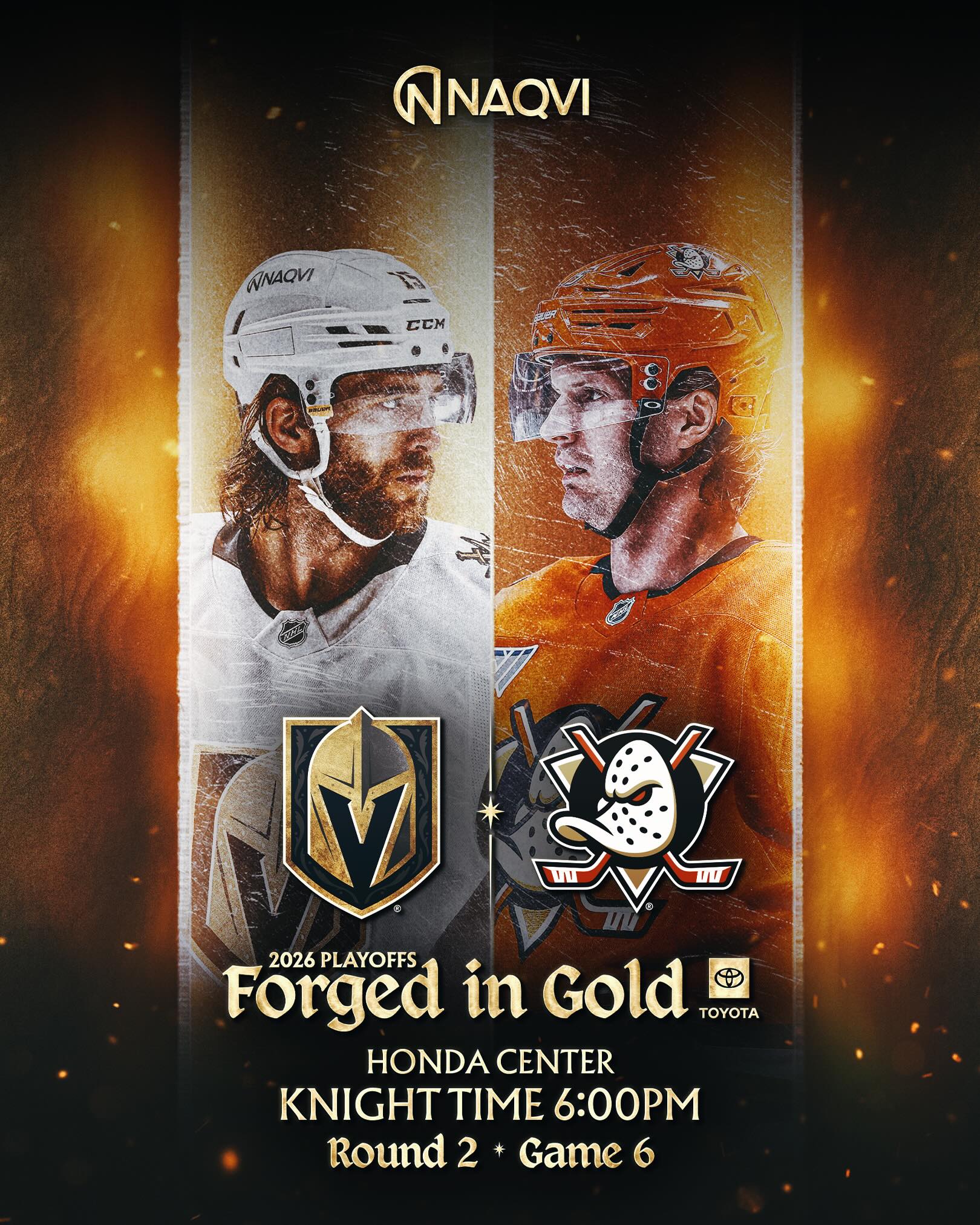 🔥 ROUND II \V/ GAME VI 🔥

📺: TNT, truTV
📲: HBO MAX
📻: @vgkradio FOX Sports LV 94.7 FM | Deportes Vegas 1460
Pregame Show: The Spot-Vegas 34 and KnightTime+ at 6 p.m.