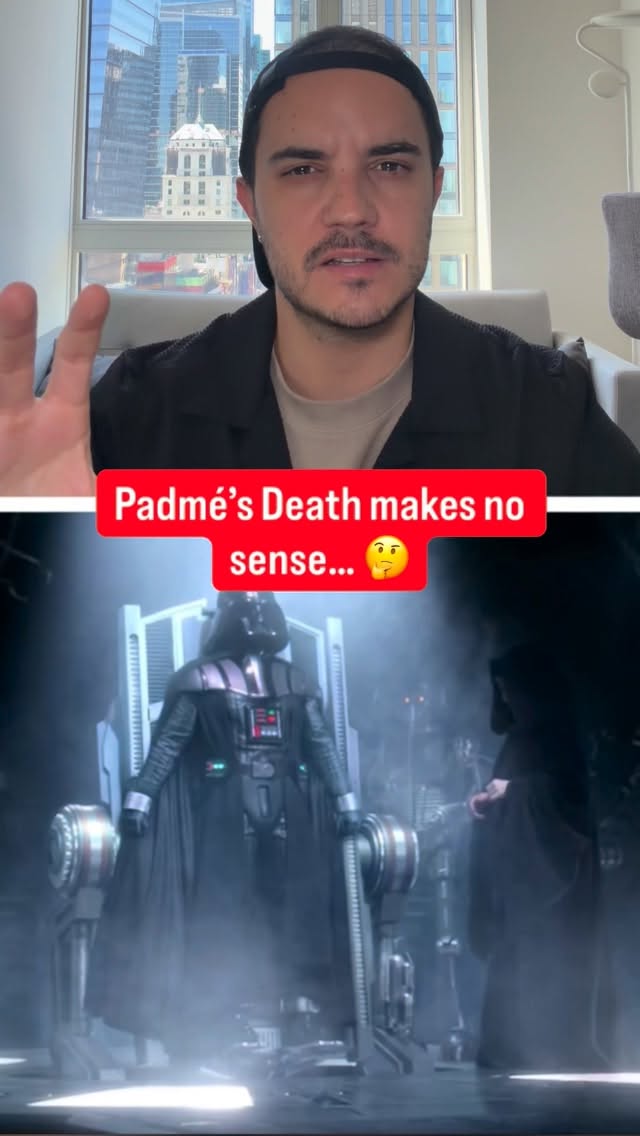 I was rewatching Star Wars: Revenge of the Sith when… 🤔🤔🤔 #starwars #disney #reels #like #usa