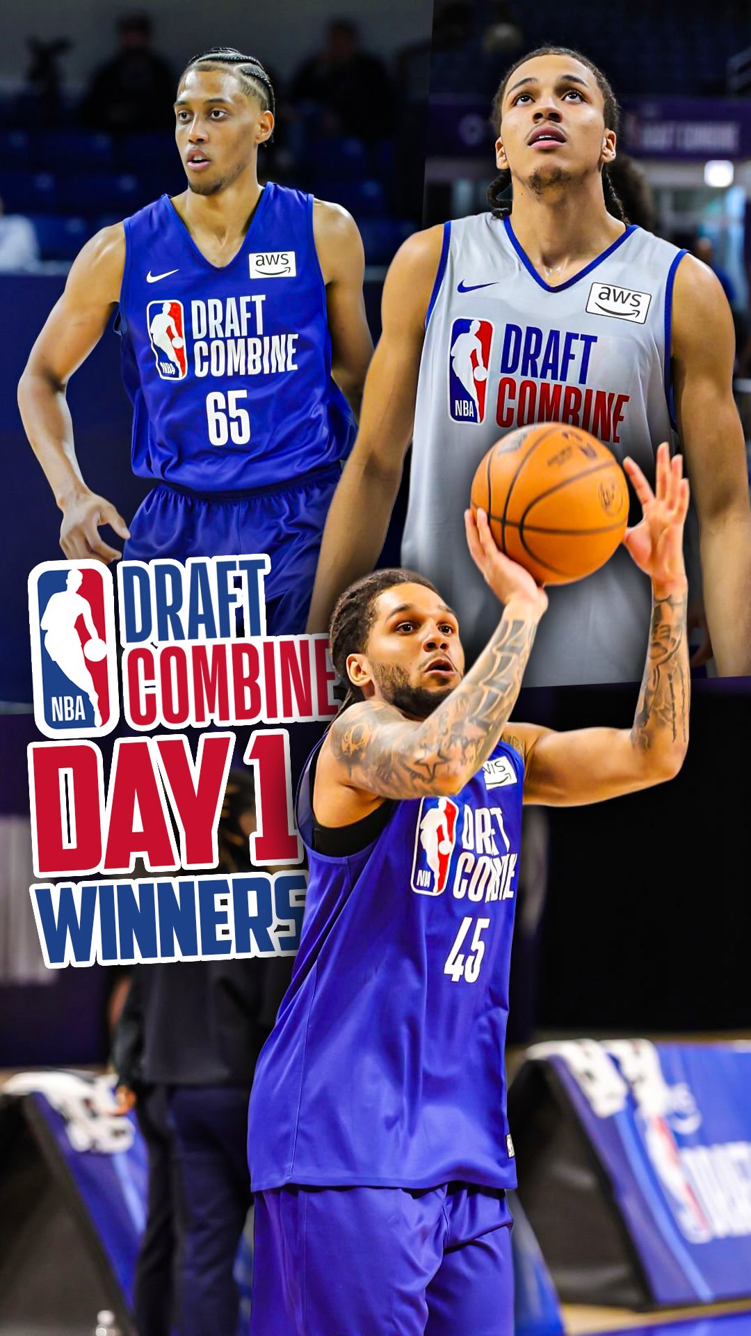 Five standouts from the first day of 5v5 scrimmages at the NBA Draft Combine…

Big-time stock risers 📈📈

#nbadraft #nbacombine #collegebasketball #prospects #collegehoops
