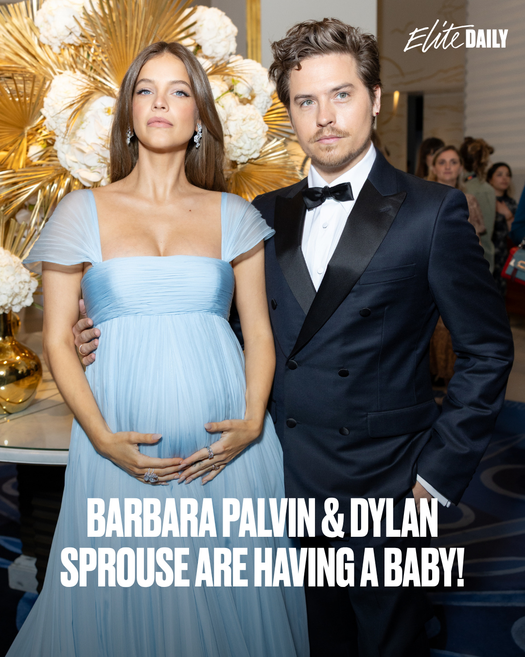 Congratulations are in order for #BarbaraPalvin and #DylanSprouse! The couple revealed they're having their first child—and debuted the baby bump!—at Cannes Film Festival earlier today. ❤️ ⁠
⁠
Photos: Getty / @realbarbarapalvin