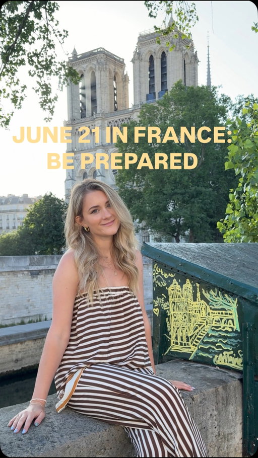 If you’ll be anywhere in France on June 21… prepare yourself 😂🎶

Hi I’m @raimeetravel and I share tips to help you travel smarter all over the world! Here’s what you need to know about this day in France: 

Fête de la Musique is basically one giant nationwide music festival where the entire country turns into a party. Streets close down, random corners become dance floors, bars spill outside, DJs set up in the middle of plazas, and somehow every single person you know ends up out until sunrise.

A few things to know before you go:

• It gets VERY crowded in big cities like Paris
• A lot of people just wander from neighborhood to neighborhood following whatever music sounds best
• Wear comfy shoes because you’ll walk way more than you think
• Public transport becomes chaos late at night so plan ahead
• Phone service can get spotty with so many people out
• Bring cash + portable charger
• Dinner reservations? Good luck lol
• Some of the best music is honestly the random street performers you accidentally find! 
• My favorite area to explore for this was Montmarte! 

Also, don’t over-plan!! Pick an area, start walking, grab a drink somewhere outside, follow the music, and let the night unfold. If you have a trip here and didn’t know about this … well now you know ! I didn’t know it was a thing until I went last year and I had so much fun!

It’s one of those nights that makes Europe feel magical in the best possible way 🥹✨🇫🇷 #paris #fetedelamusique #summersolstice #europeansummer