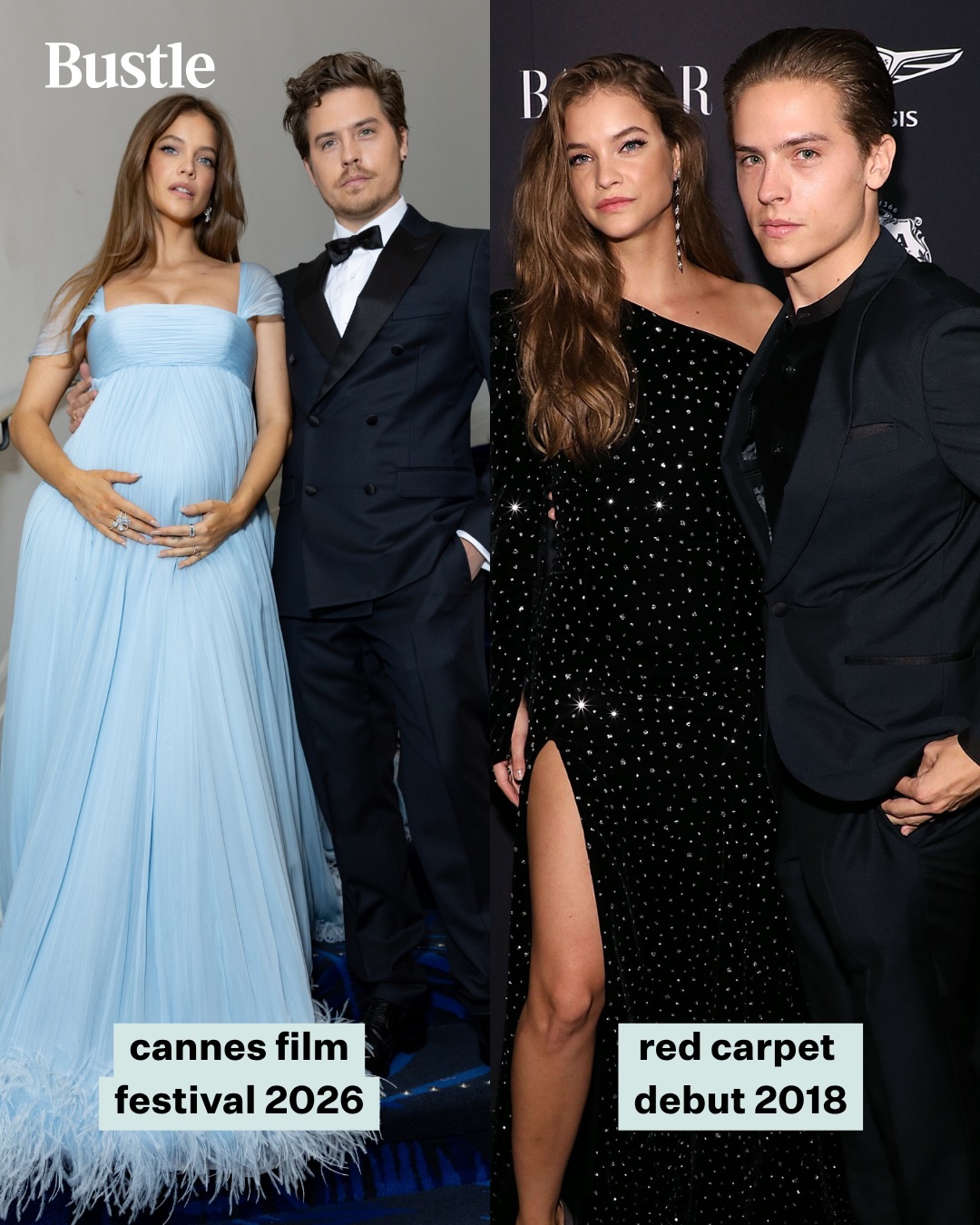 Does it ever drive you crazy… Just how fast the night changes… 🥹 Barbara Palvin debuting her pregnancy at the 2026 Cannes Film Festival has me reminiscing on her and Dylan Sprouse’s relationship hard launch in 2018. 

Photo: Getty #BarbaraPalvin #DylanSprouse