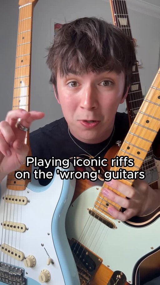 What happens when you play iconic guitar riffs on the ‘wrong’ guitars?! Literally nothing, except they sound slightly different 😂

BUT, what do you think? Do any of these songs suit a different guitar tone? Or should they be left alone? 🤔

Riff 1: I played Sweet Child O’ Mine by Guns n Roses on a Fender Telecaster instead of a Gibson Les Paul

Riff 2: I played Can’t Stop by the Red Hot Chili Peppers on a Gibson Les Paul instead of a Fender Stratocaster 

Riff 3: I played Stairway to Heaven by Led Zeppelin on a Fender Stratocaster instead of a Harmony Sovereign H1260

#guitarriff #guitarriffs #fender #gibson #telecaster