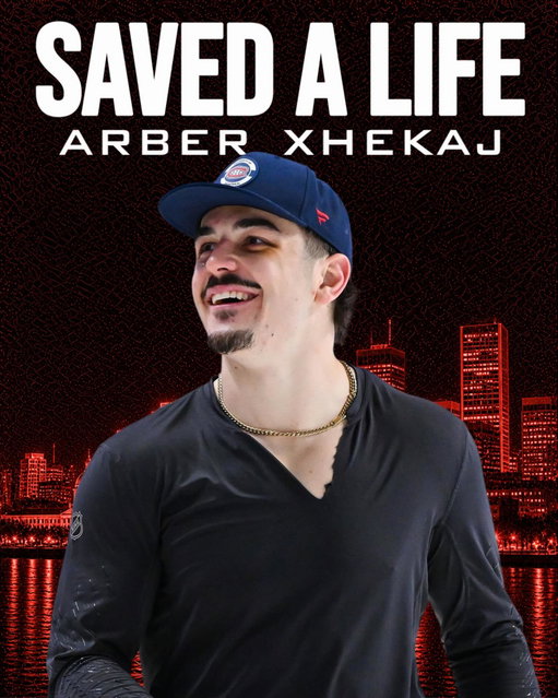 Arber Xhekaj was walking with his brother Florian in Montreal and they witnessed a man attempting s*icide by throwing himself into the Lachine Canal, per @dlcoulisses.

Xhekaj dialed 911 and collaborated with police & medical authorities.

In the end, the person survived.