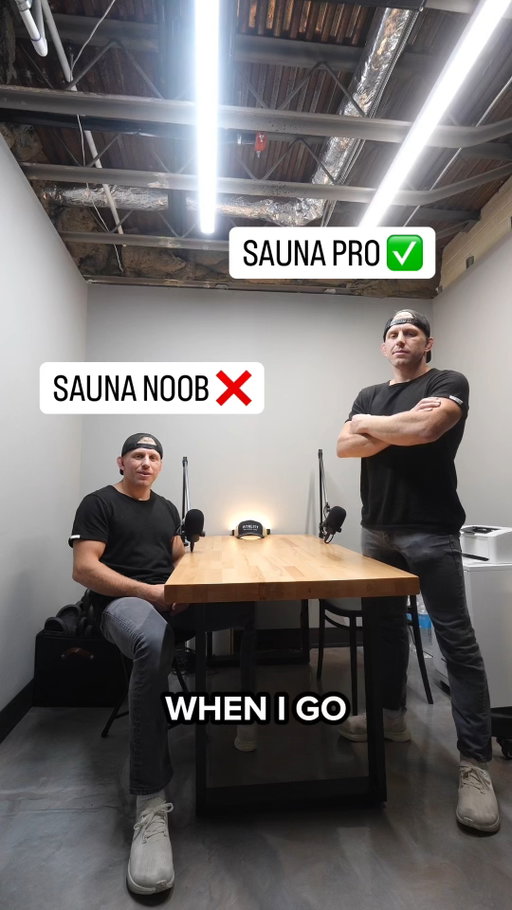 Sauna Noob vs. Sauna Pro 

Follow for more 🍎
