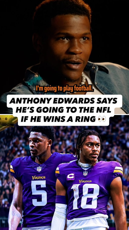 Anthony Edwards says he could play in the NFL if he wins a ring in the next few years 😮

Could you imagine?! 👀

(via @ESPN)