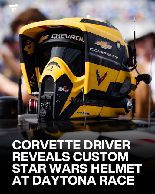 This Star Wars helmet showed up at Daytona 😮‍💨

Corvette Racing revealed a custom Scout Trooper–inspired helmet for driver Nicky Catsburg during the IMSA Daytona weekend.

It’s not actually worn in the race - it was made as a special display design made by Koop Kustoms.

(via @nickcatsburg)