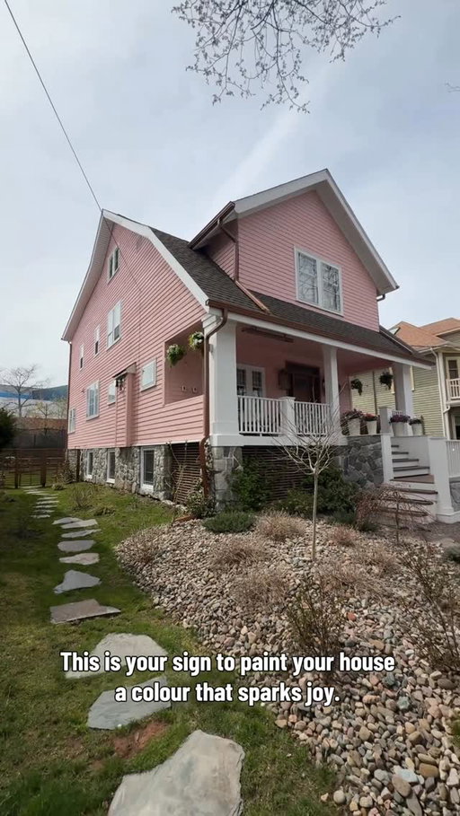 Welcome! Come on in and take a peak- here is a little preview, stay tuned for more info on this house coming to market next month! #pinkhouse #halifax #wallpaper #characterhome