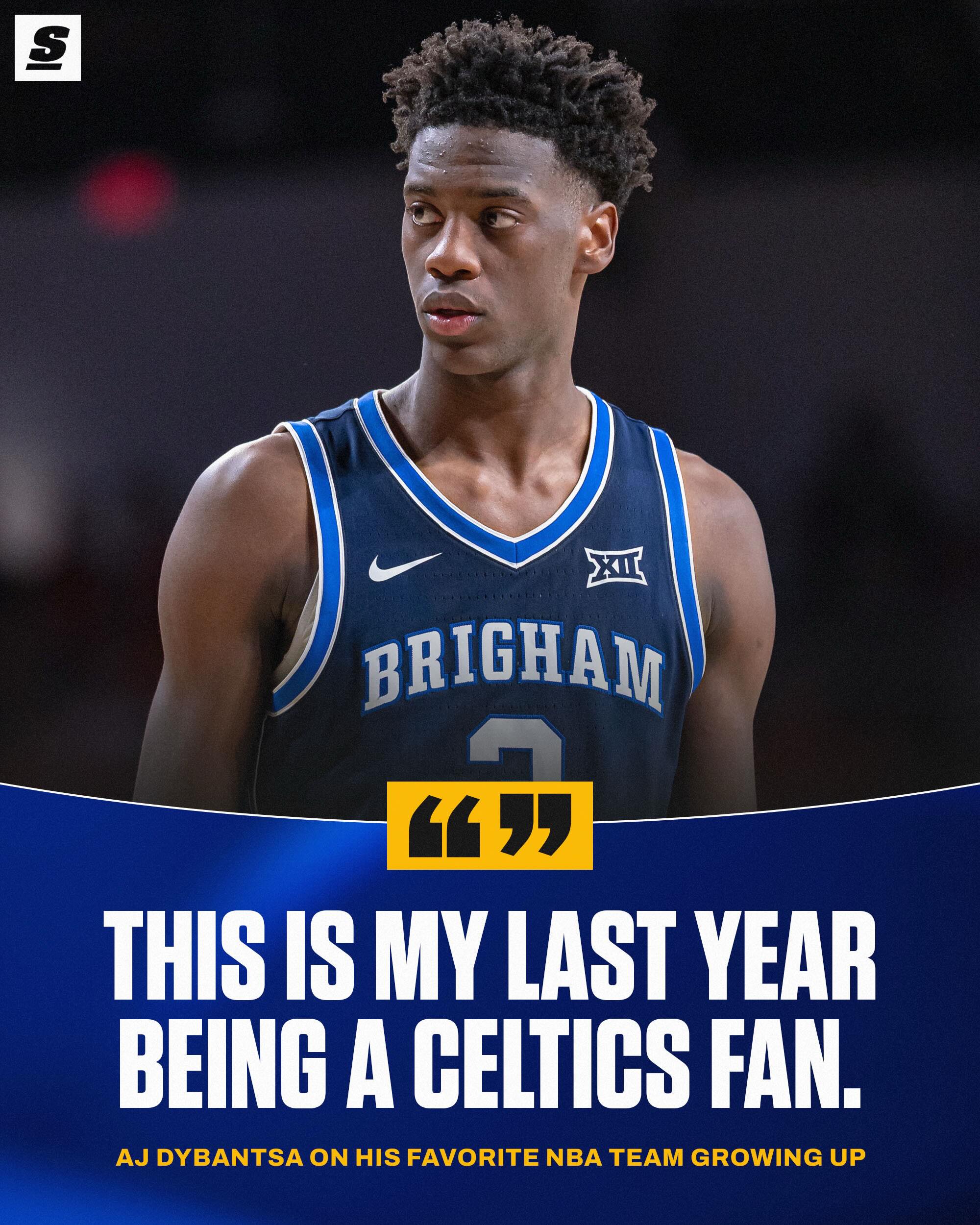 The NBA Draft is just around the corner and AJ Dybantsa is done with the Celtics 😅
[via @nbafuturestartsnow]