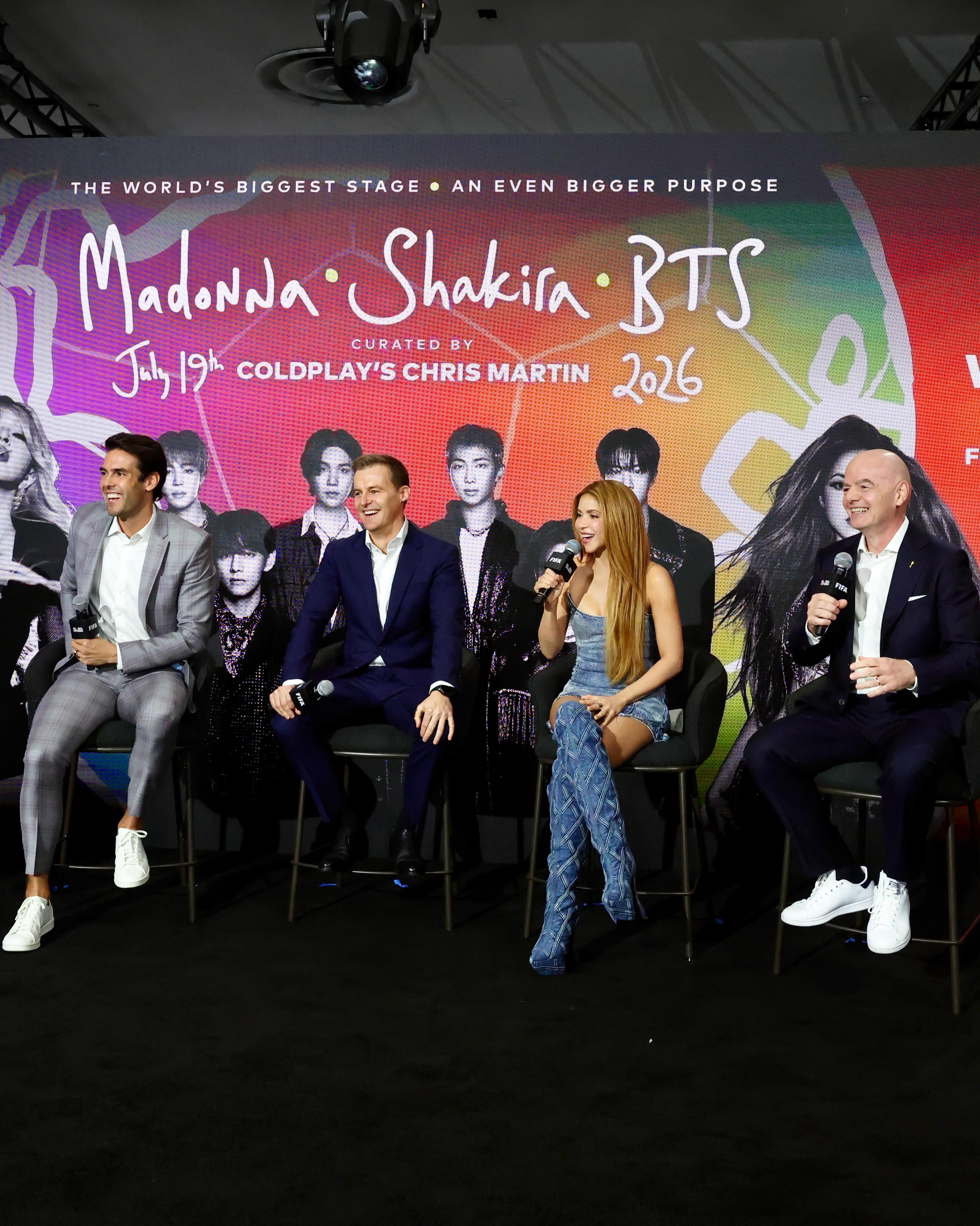 Madonna, Shakira and BTS are global icons whose music transcends borders and generations, and we are proud to welcome them to the first-ever FIFA World Cup Final Halftime Show curated by Chris Martin of Coldplay! 🤩

As the world comes together for the biggest match in football on 19 July 2026 in 🇺🇸 New York New Jersey, this historic show will also shine a light on a greater purpose by supporting the FIFA Global Citizen Education Fund and our shared mission to expand access to quality education and football opportunities for children worldwide. It will be a celebration of football, unity and shared humanity that will resonate far beyond the final whistle. 🤝⚽

#FootballUnitesTheWorld