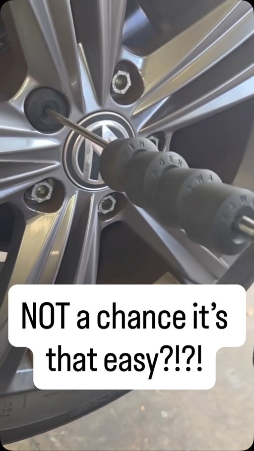 These lug caps are every techs worst nightmare… 💨