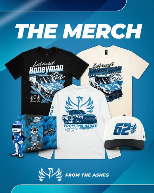 Charlotte… we are going racing 🏁
Couldn’t be more stoked to be onboard with @lelandhoneymanjr. We decided to drop a limited run of merch for you guys to rep hard all race weekend long.
Not only that… we also dropped a custom FTA x LH collectible action figure 👀🔥
Everything is super limited, so get yours while you can!
Link in bio to start shopping.
#NASCAR #CraftsmanTruckSeries #CharlotteMotorSpeedway #LelandHoneymanJr #FTA