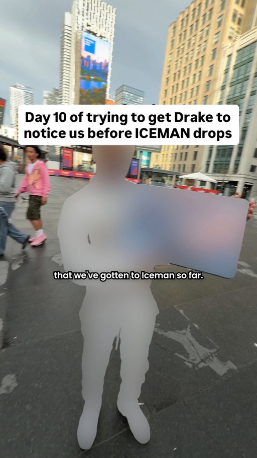 Day 10 of trying to get @champagnepapi to notice us before ICEMAN drops with @almightykishka ❄️👀

Toronto 📍Tag @champagnepapi in the comments and let’s get this to him TONIGHT! 

#Drake #Toronto #ICEMAN #Kishka