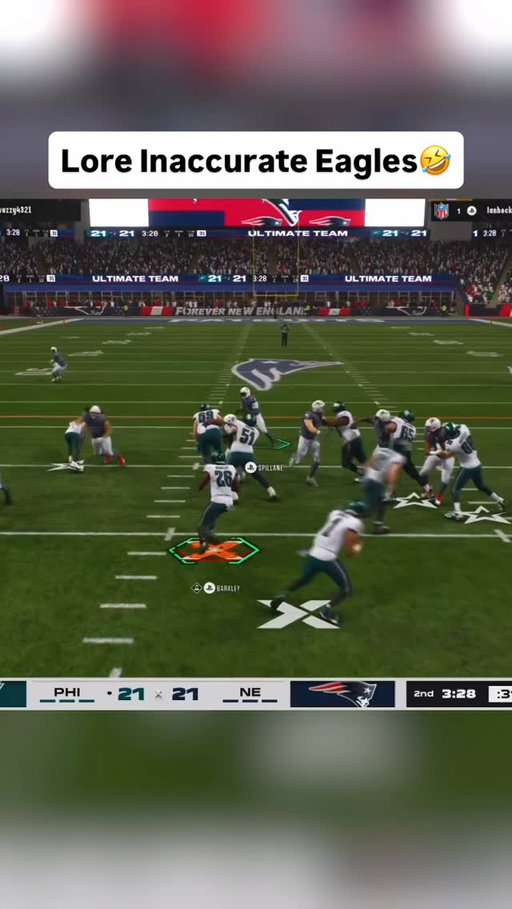 Lore Inaccurate Eagles in Madden🤣 #madden #madden26 #gaming #thegoosetv #fyp