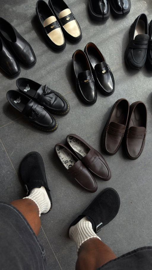 Current Loafer Rotation

1. Dr Marten Bex Loafer
2. Naked Wolfe Riviera Oxblood Loafer
3. New Balance Loafer
4. Tommy Hilfiger Debossed Loafer
5. Woodchucksato Tabi Loafer