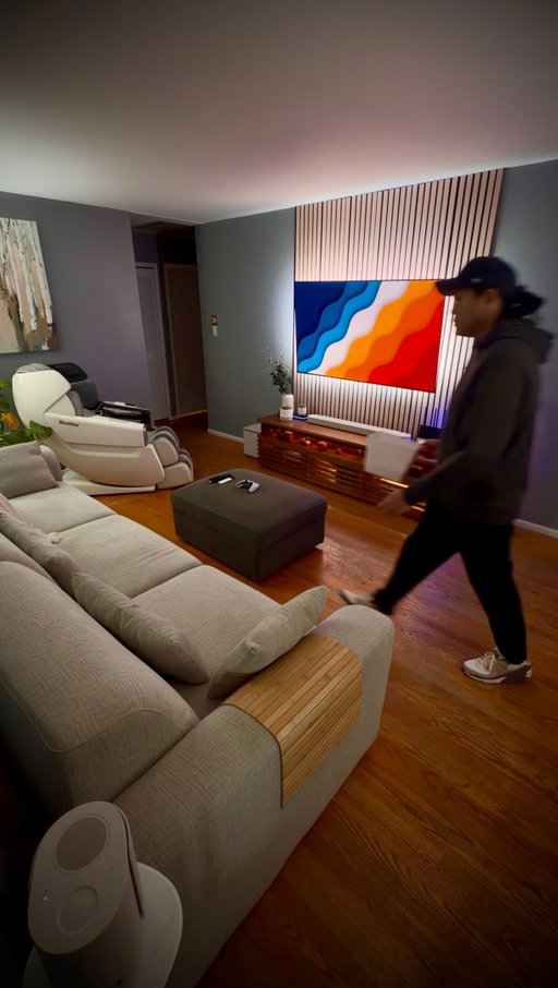 My dream living room home theater is finally complete.

After upgrading my TV console and sofa, all that was missing was a good sound system so me and my family could enjoy movie nights. 

In comes the new Bose Lifestyle Collection. I have never heard anything this good! 

The Lifestyle Ultra Soundbar produces crisp audio and clear dialogue which is such a bonus. Because I can finally understand what people are saying without captions.

The Lifestyle Ultra Subwoofer is a beast. It literally shakes our house and I love it! 

And to complete the surround sound setup, the Bose Lifestyle Ultra Speakers make great rear speakers. And oh boy what an experience. 

And the design is just so premium and looks so good in my living room.

Follow me for my next reel showcase the actual sound quality of the speakers. @bose #BoseLifestyleCollection #ad