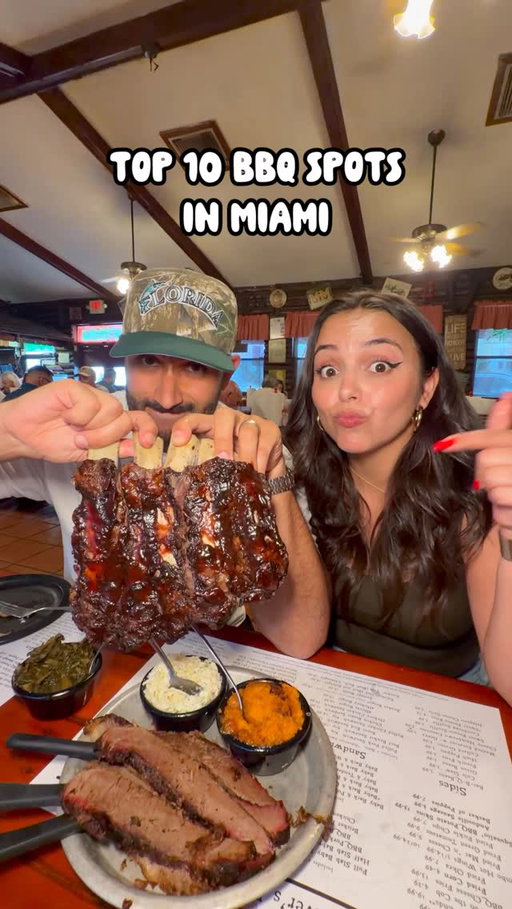 The Miami Barbecue scene is growing and we frequently get asked which our favorites are so we teamed up to help discover the Top Barbecue Spots in Miami 🍖🔥

10. Shorty’s BBQ @shortys_bbq 
9. Shiver’s BBQ @shiversbbq 
8. Miami Ribs @miamiribs 
7. Harry’s Smoke and Dough @harryssmokeanddough 
6. HomeTown BBQ @hometownbbqmiami 
5. Slab Daddy BBQ @slabdaddybarbecue 
4. Hate Monday’s Tavern @hatemondays_tavern 
Top 3 at the end of the video

What’s your favorite BBQ spot in Miami? Let us know 👇
